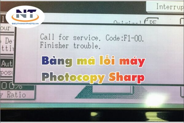 Bảng mã lỗi máy photocopy sharp